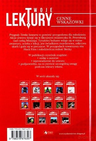 Przygody Tomka Sawyera. Twoje lektury - Mark Twain [KSIĄŻKA]