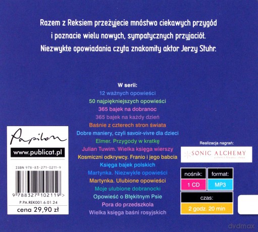 Reksio. Wielka księga przygód. Posłuchajki [AUDIOBOOK]
