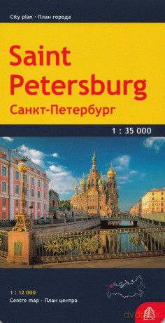 Sankt Petersburg mapa 1:35 000