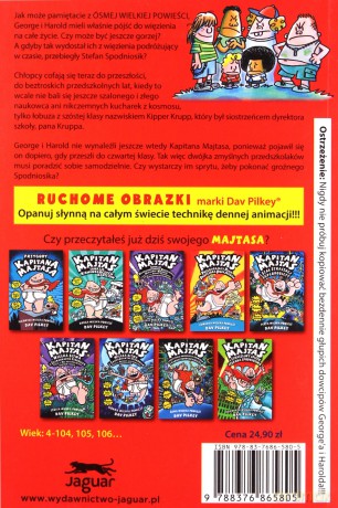 Straszliwy spisek Stefana Spodniosika. Kapitan Majtas - Dav Pilkey [KSIĄŻKA]