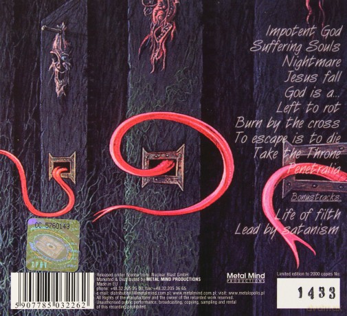 Hypocrisy: Penetralia (Remastered + Bonus Tracks) (digipack) [CD]