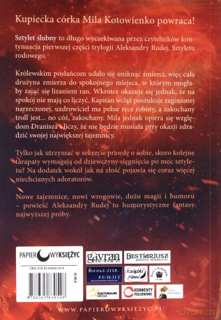 Sztylet ślubny. Sztylet rodowy (Tom 2) - Aleksandra Ruda [KSIĄŻKA]