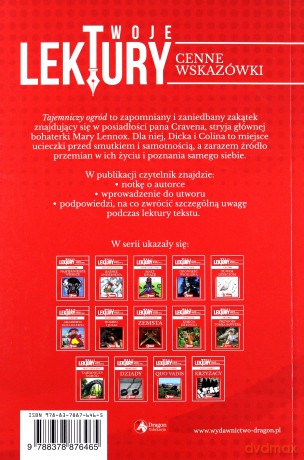 Tajemniczy ogród. Twoje lektury - Frances Hodgson-Burnett [KSIĄŻKA]