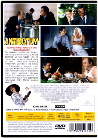 Antidotum (L'Antidote) [DVD]