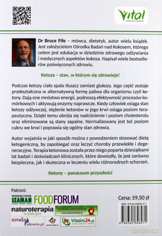 Terapia ketonowa oczyszczająca i przeciwstarzeniowa dieta ketogeniczna - Bruce Fife [KSIĄŻKA]