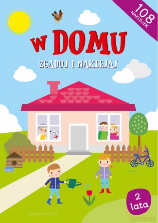 W domu. Zgaduj i naklejaj - Agnieszka Biela [KSIĄŻKA]