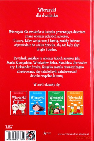 Wierszyki dla dwulatka - Opracowanie Zborowe [KSIĄŻKA]