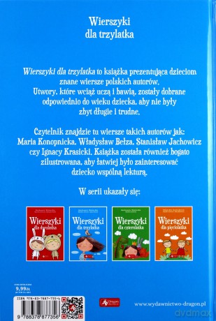 Wierszyki dla trzylatka [KSIĄŻKA]