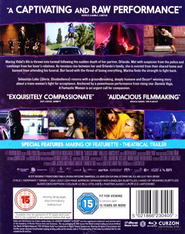A Fantastic Woman [Blu-Ray]