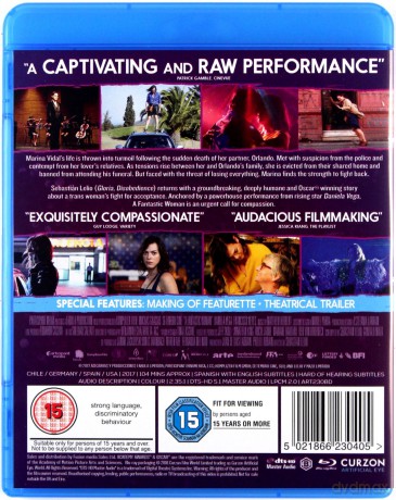 A Fantastic Woman [Blu-Ray]