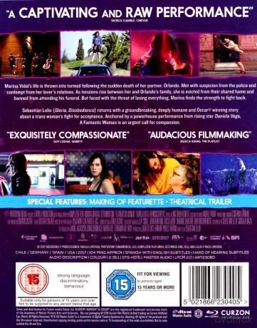 A Fantastic Woman [Blu-Ray]