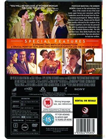 Profesor Marston i Wonder Women [DVD]
