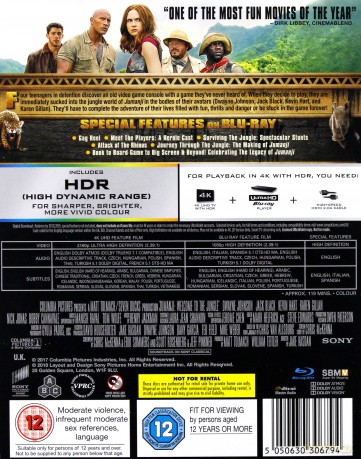 Jumanji: Przygoda w dżungli [Blu-Ray 4K]+[Blu-Ray]