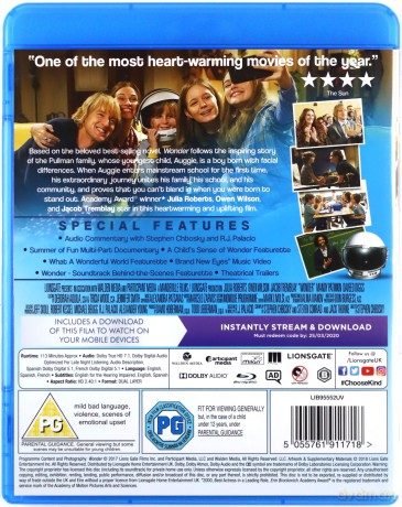 Wonder [Blu-Ray]
