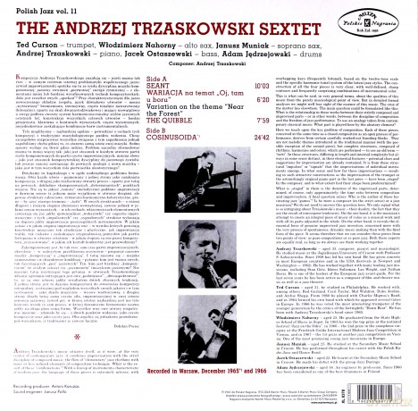 Andrzej Trzaskowski Sextet: Seant [Winyl]