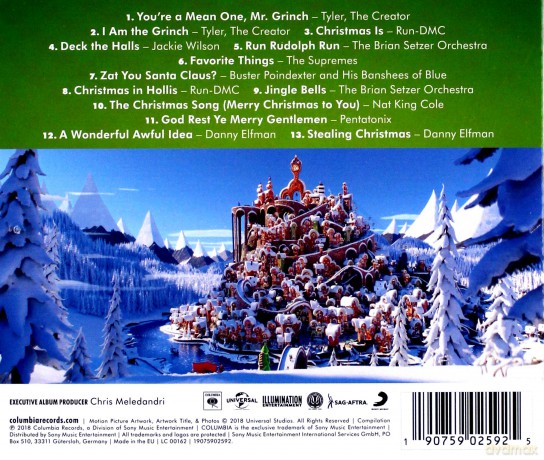 Dr. Seuss' The Grinch soundtrack [CD]