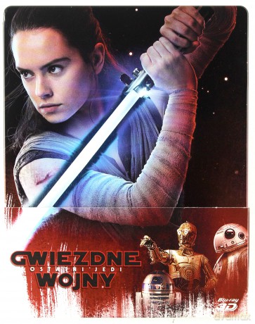 Gwiezdne Wojny: Epizod VIII Ostatni Jedi (steelbook) [Blu-Ray 3D]+[2xBlu-Ray]