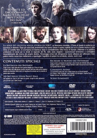 Gra o Tron Sezon 6 (Il Trono di Spade - Stagione 6) [5DVD]
