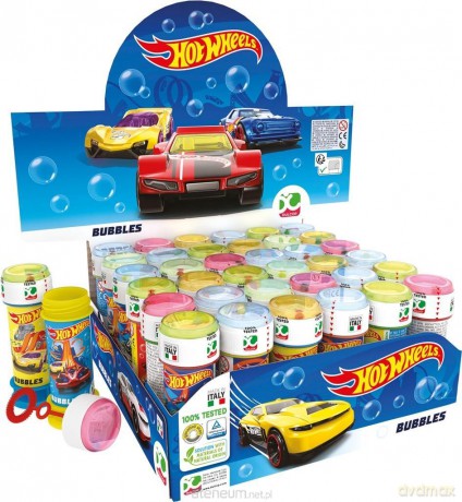 Bańki mydlane Hot Wheels 60 ml (36 szt)