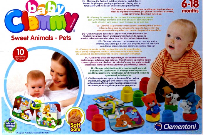 Clemmy Baby. Słodkie Zwierzaki [KLOCKI]