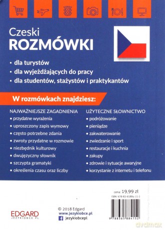 Czeski. Rozmówki na każdy wyjazd - Katarzyna Pawłowicz-Grochowska [KSIĄŻKA]