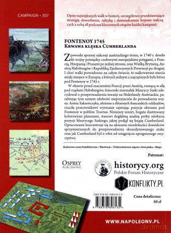 Fontenoy 1745. Krwawa klęska Cumberlanda - Michael McNally [KSIĄŻKA]