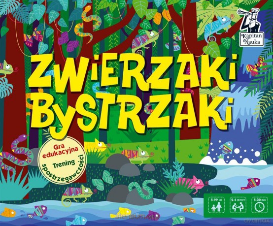Gra edukacyjna. Zwierzaki bystrzaki [GRA]