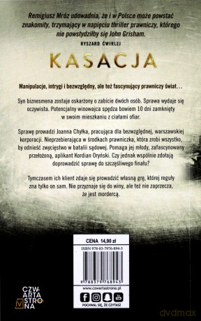 Kasacja (pocket) - Remigiusz Mróz [KSIĄŻKA]