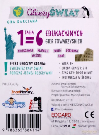 Kieszonkowiec geograficzny. Obieży świat [GRA]