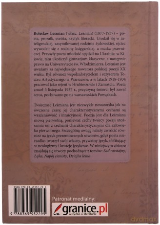Klasyka mistrzów. Bolesław Leśmian. Wybór poezj - Bolesław Leśmian [KSIĄŻKA]