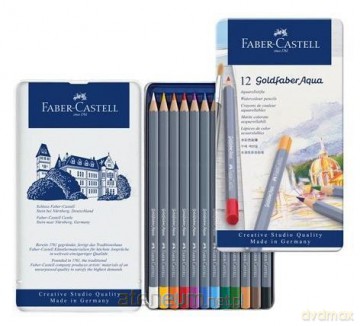 Kredki akwarelowe Goldfaber 12 kolorów