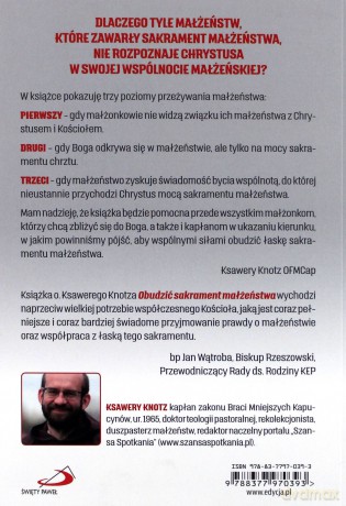 Obudzić sakrament małżeństwa - o. Ksawery Knotz [KSIĄŻKA]