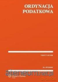 Ordynacja podatkowa [KSIĄŻKA]