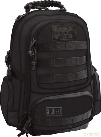 Plecak 4-komorowy Military Black