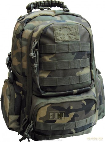 Plecak 4-komorowy Military Woodland Camo