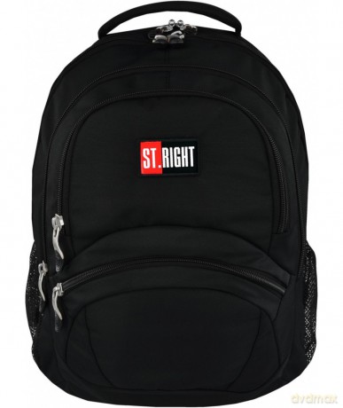 Plecak 4-komorowy Spine-Friendly Black