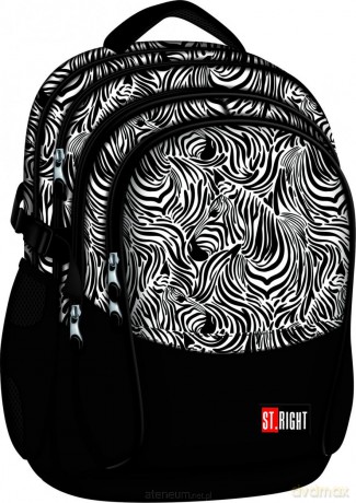 Plecak 4-komorowy Spine-Friendly Zebra