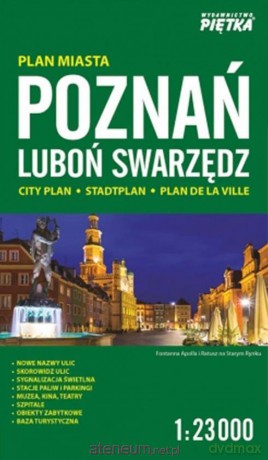 Poznań 1:23 000 plan miasta
