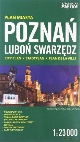 Poznań 1:23 000 plan miasta