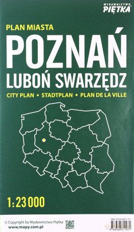Poznań 1:23 000 plan miasta