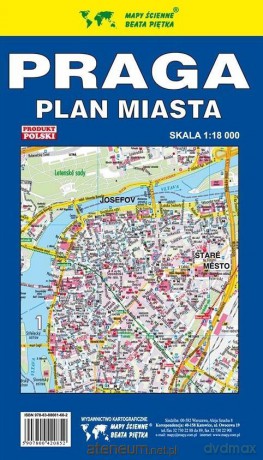 Praga 1:18 000 Plan miasta