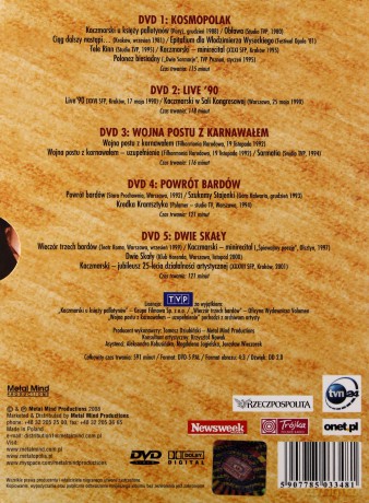 Jacek Kaczmarski: Scena To Dziwna... 1980-2001 [5DVD]