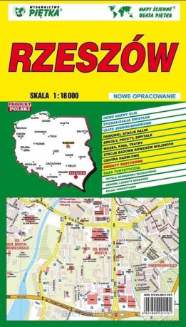 Rzeszów 1:18 000 plan miasta