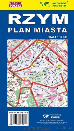 Rzym 1:17 000 Plan miasta