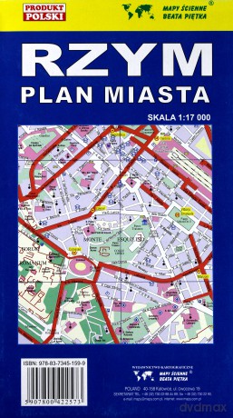 Rzym 1:17 000 Plan miasta
