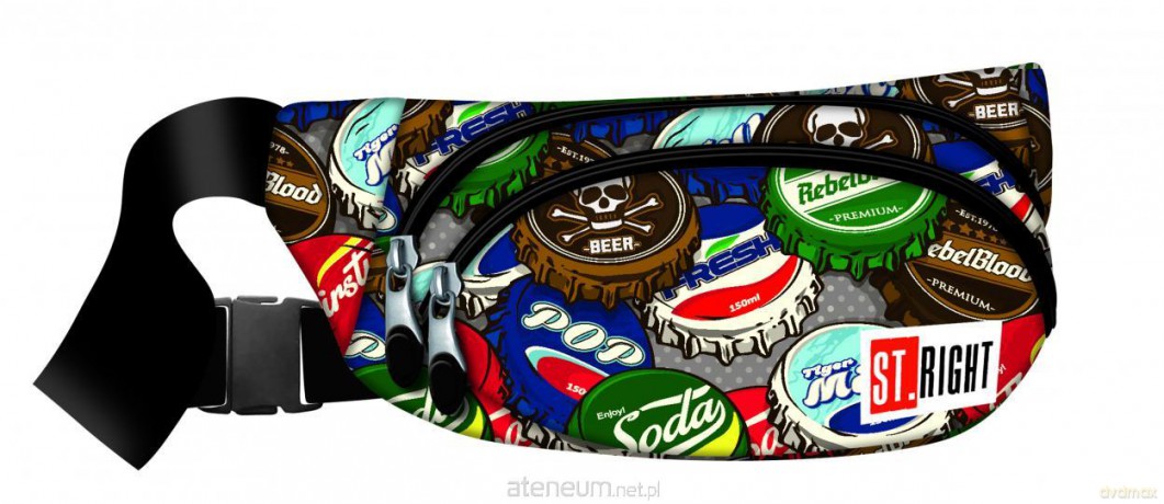 Saszetka na pasek 2-komorowa Bottle Caps