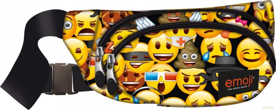 Saszetka na pasek 2-komorowa Emoji