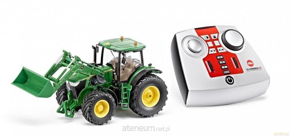 Siku Control - John Deere 7R z przednią łado S6777