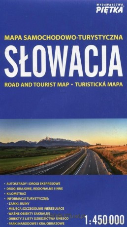 Słowacja 1:450 000 mapa samochodowa