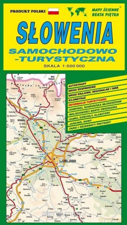 Słowenia 1:500 000 mapa samochodowa